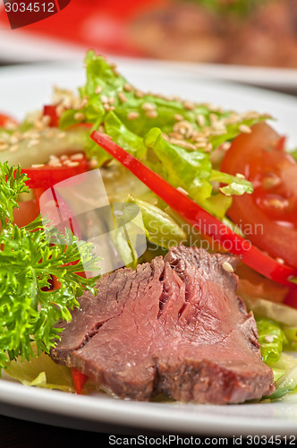 Image of beef salad
