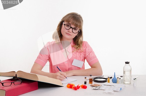 Image of Student Pharmacist in class