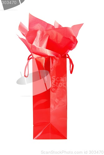 Image of Red shopping bag