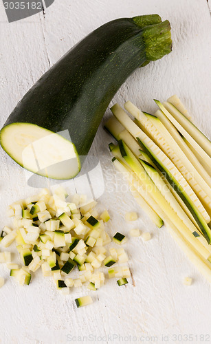 Image of Fresh marrow or courgette