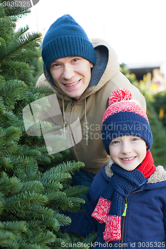 Image of buying christmas tree