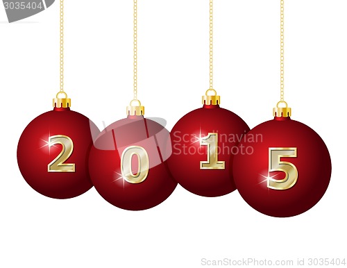 Image of Glass Christmas Balls 2015