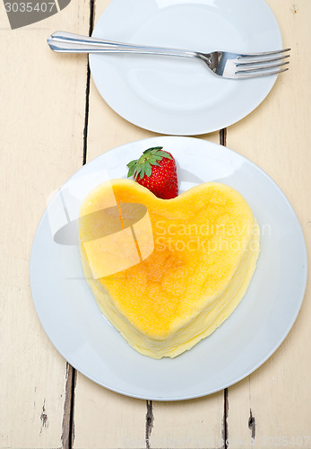 Image of heart cheesecake