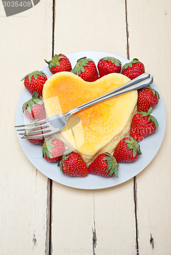 Image of heart cheesecake