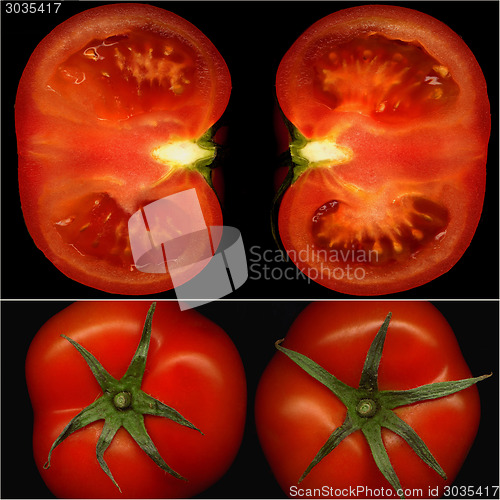 Image of tomatoes collage