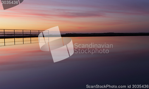 Image of Sunrise reflections are peaceful meditations to purify the soul.