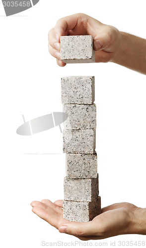 Image of Stack of Granite