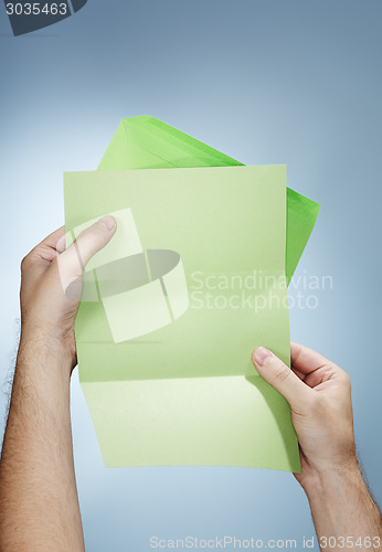 Image of Green Message