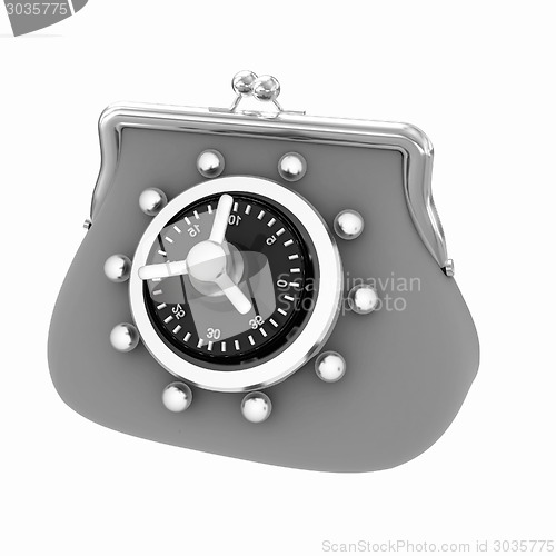 Image of purse safe concept