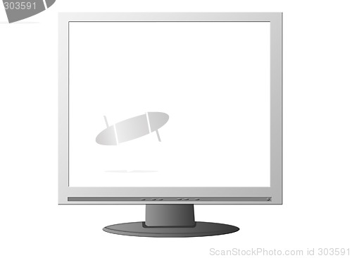 Image of Isolated LCD monitor