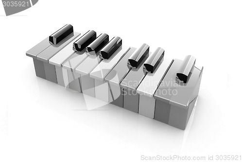 Image of Colorfull piano keys