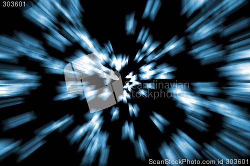 Image of Stars at warp speed