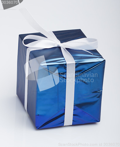 Image of Blue gift box