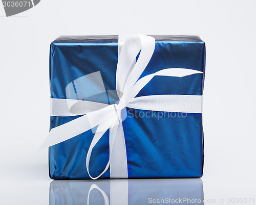 Image of Blue gift box