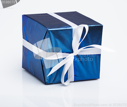 Image of Blue gift box