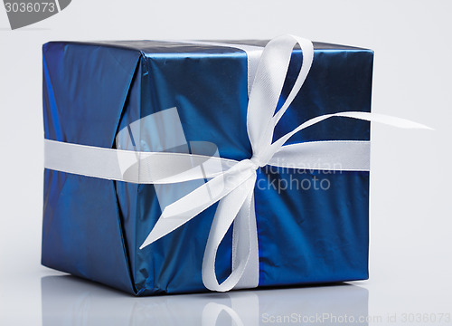 Image of Blue gift box