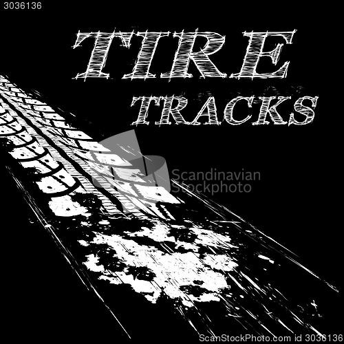 Image of Tire tracks