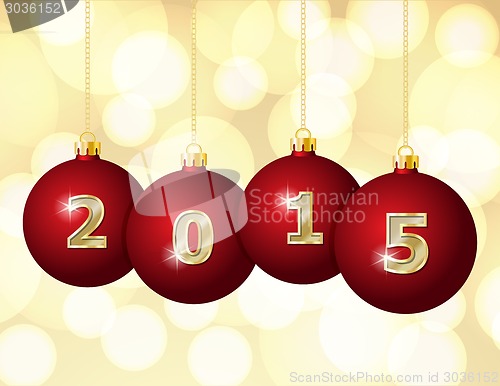 Image of Glass Christmas Balls 2015