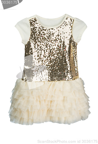 Image of Festive baby dress with sequins