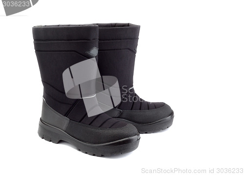 Image of Winter black boots