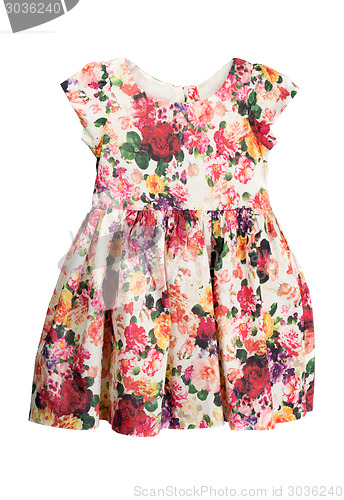 Image of dress with floral pattern