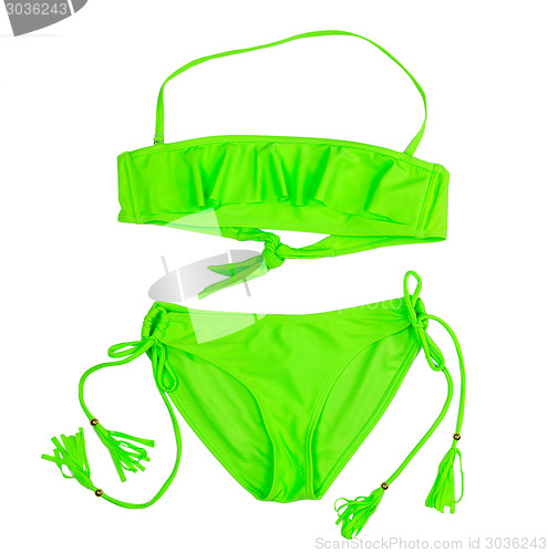 Image of Green Piece Bikini