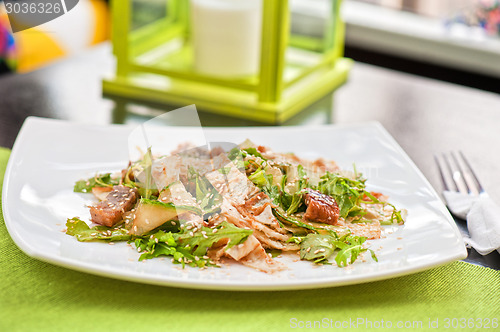 Image of Salad with smoked eel