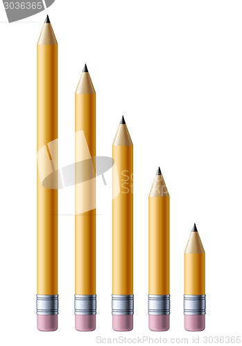 Image of Yellow pencils