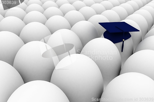 Image of one graduated egg