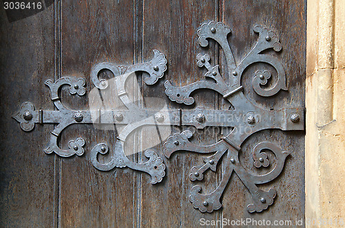 Image of Decorative door hinge