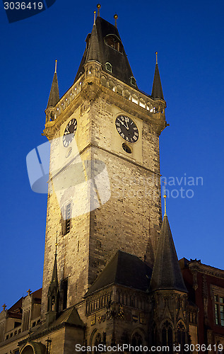 Image of Prague town hall