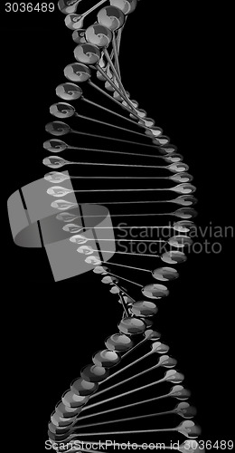 Image of DNA structure model