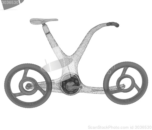 Image of 3d modern bike concept