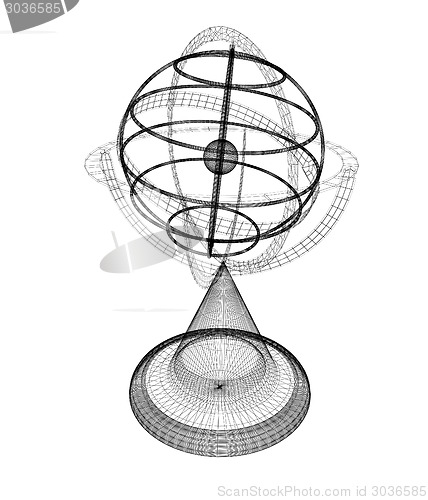 Image of Terrestrial globe model 