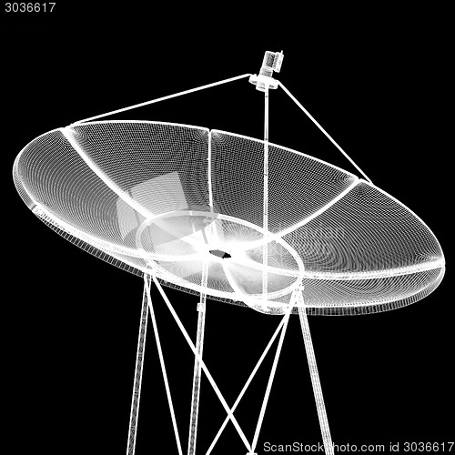 Image of 3d satellite Line