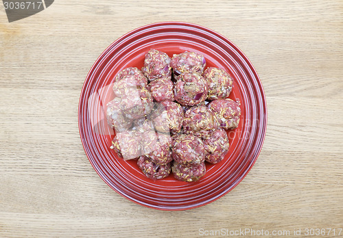 Image of Meatballs ready to be cooked