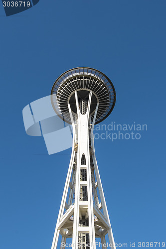 Image of Close up of the Space Needle