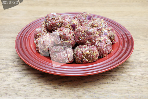 Image of Meatballs ready to be cooked