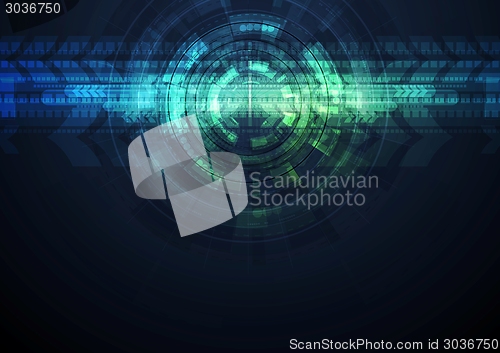 Image of Grunge abstract technology background