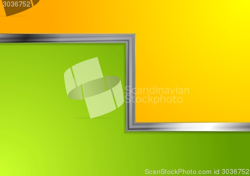 Image of Abstract background with metallic silver element