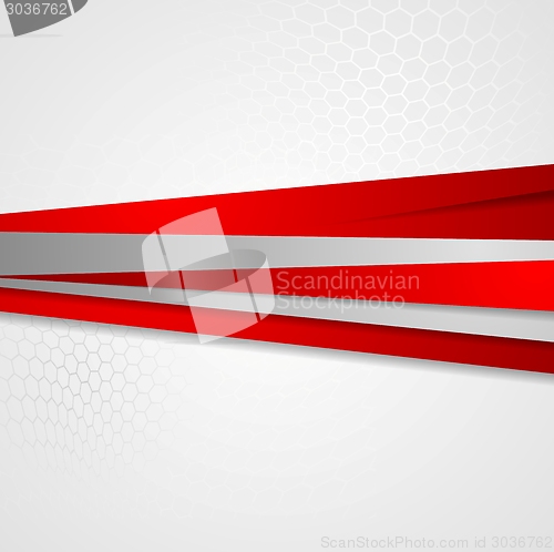 Image of Abstract corporate striped background