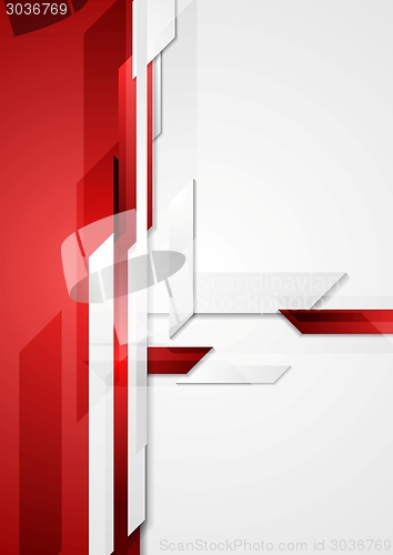 Image of Red tech corporate background
