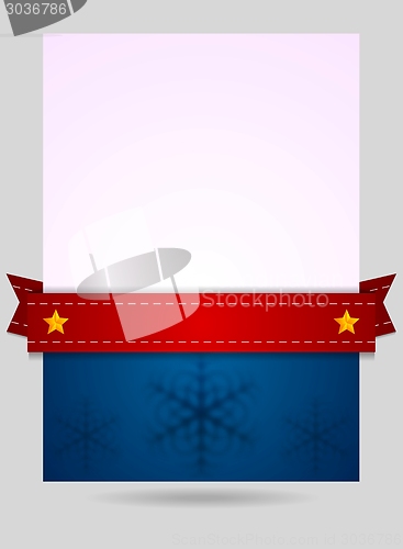 Image of Abstract Christmas flyer background