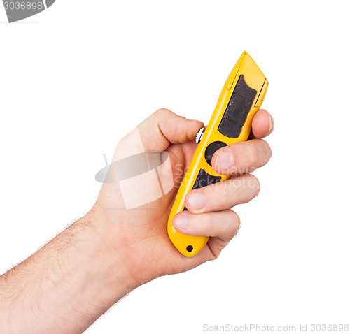 Image of Utility knife isolated