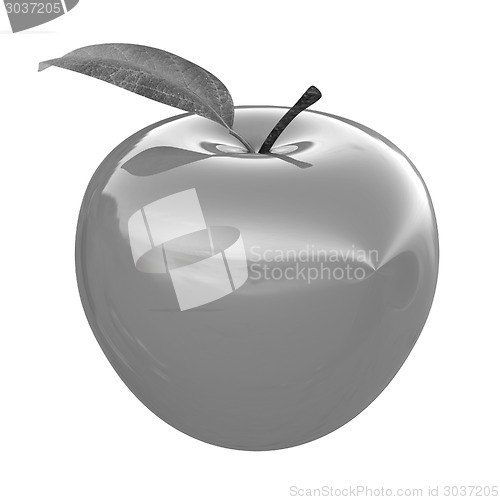 Image of Green apple, isolated on white background 