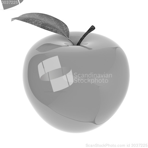 Image of Green apple, isolated on white background 