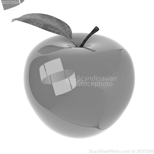 Image of Green apple, isolated on white background 