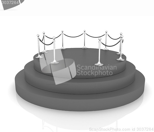 Image of podium 3d