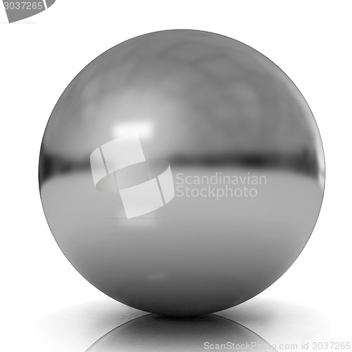 Image of Gold Ball 3d render 