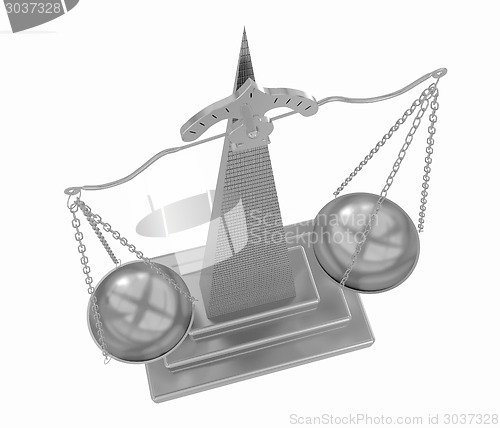 Image of Gold scales of justice